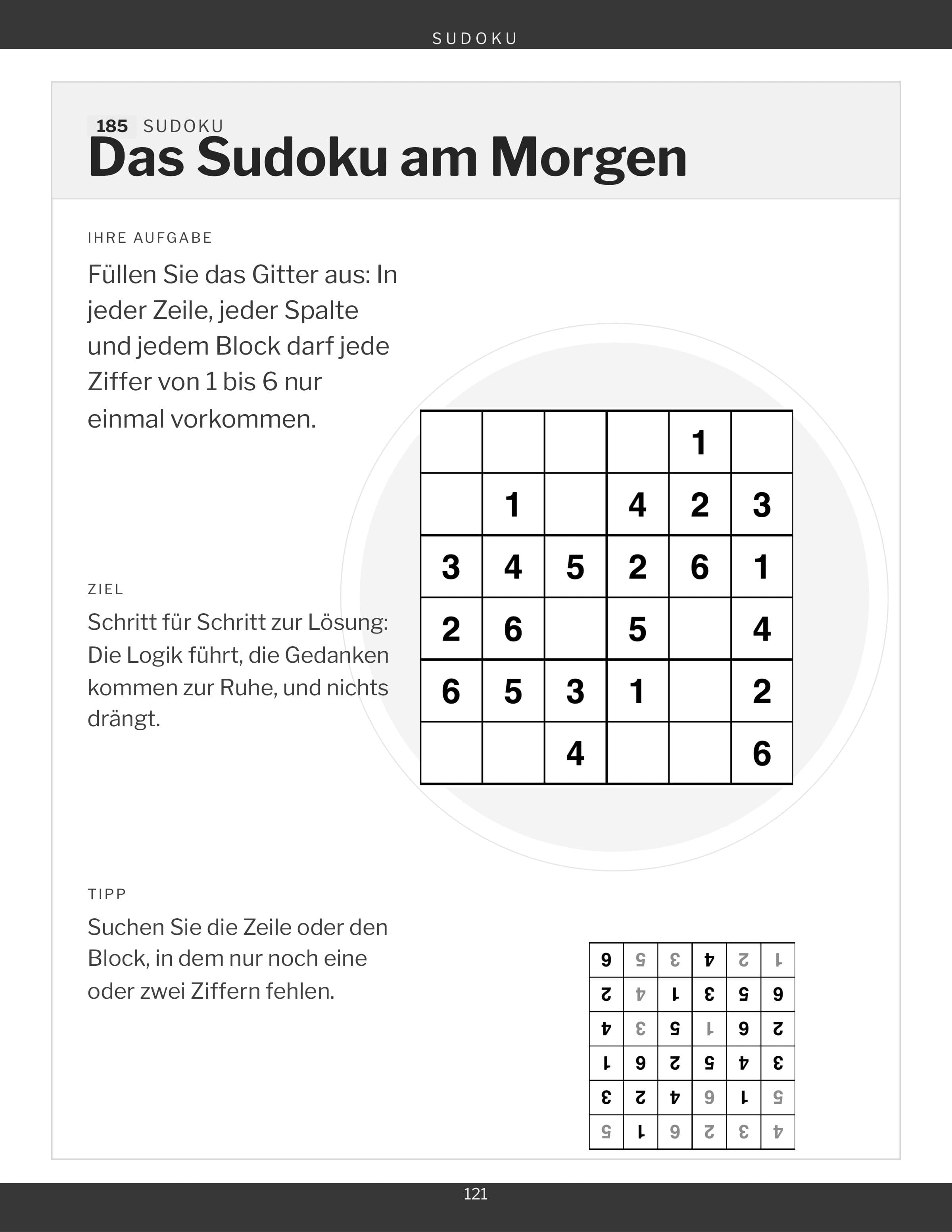 Ein Sudoku, mit dem Bleistift auszufüllen
